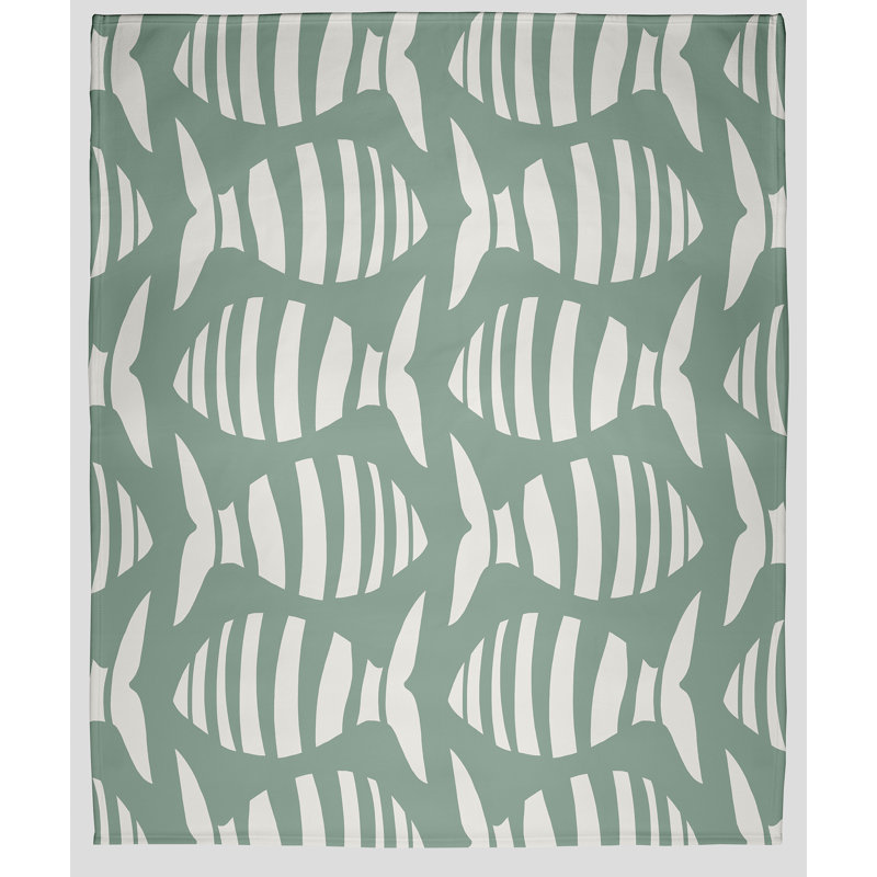 Couverture polaire, L 30 po x L 40 po, Sauge