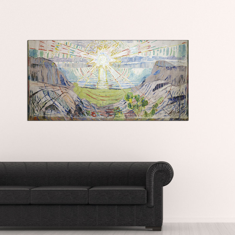 Edvard Munch - Wrapped Canvas Painting, 70cm H x 140cm W x 1.8cm D