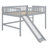 Low Loft Bed With Ladder And Slide-1026571714