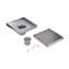 Drain de douche carré avec grille carrée-85200409-85194551