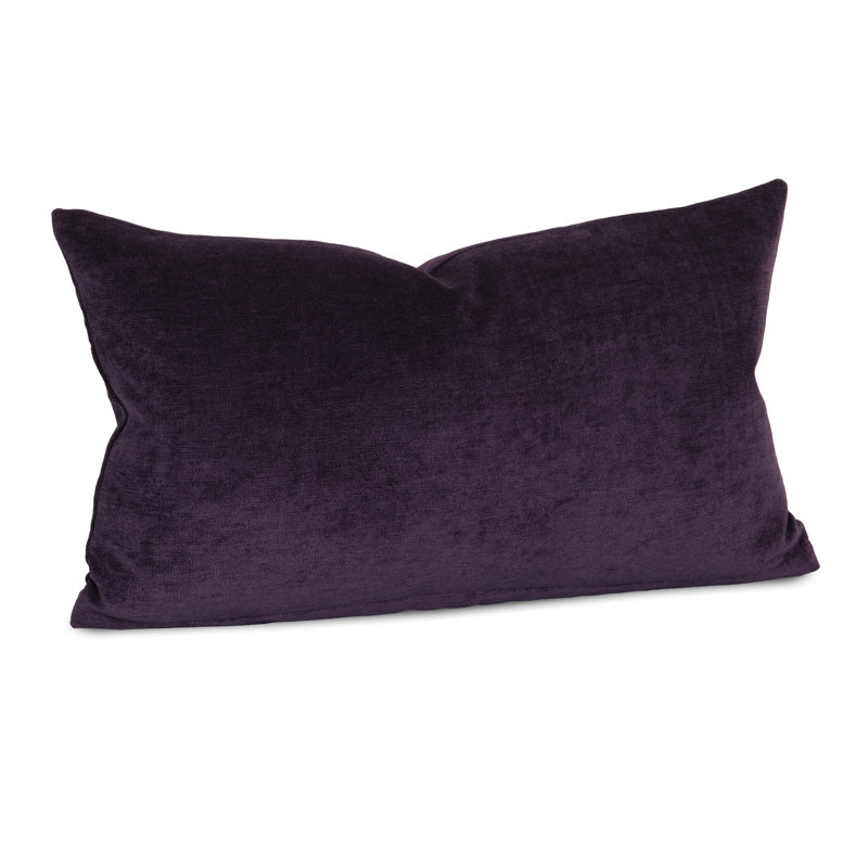 Wein Throw Pillow Cover & Insert, Coffee Bean, Rectangle 12"H x 21"W, Feather