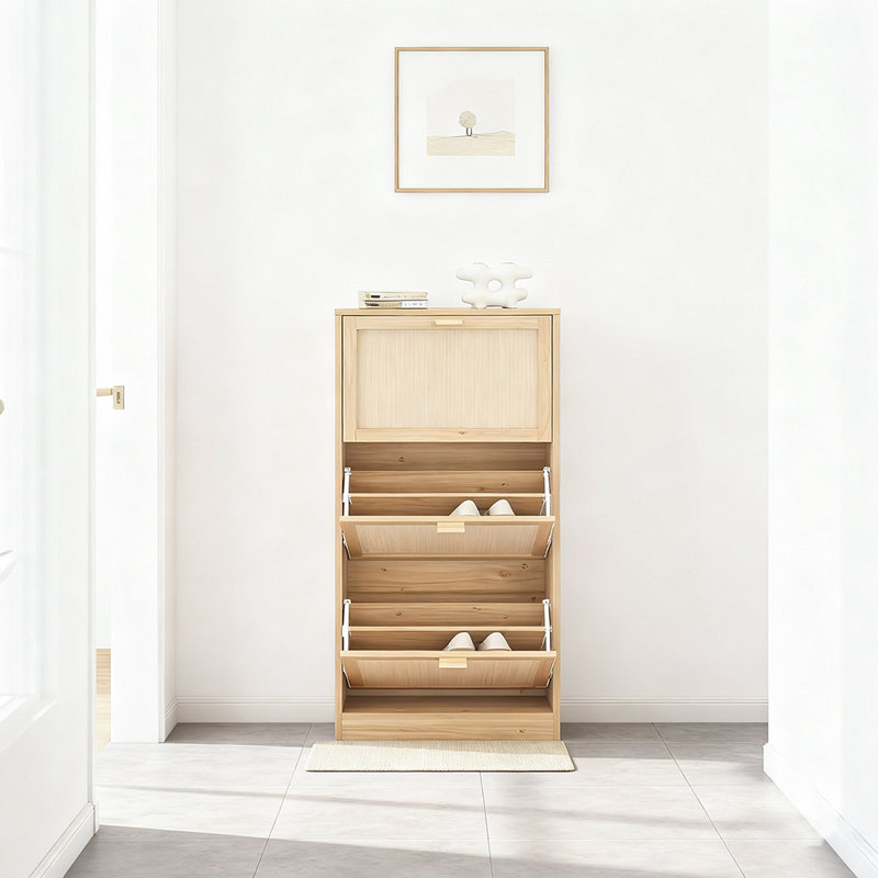 6 Pair Shoe Cabinet