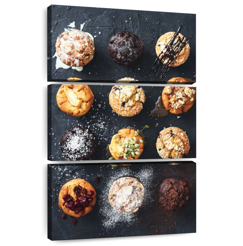Muffins, 57" H x 36" W