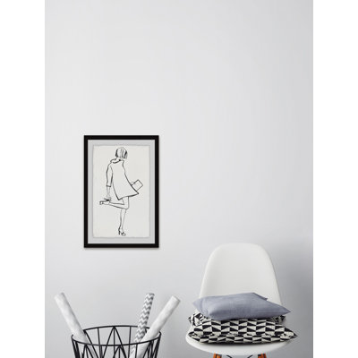« fifties chic », reproduction de peinture à l’acrylique encadrée