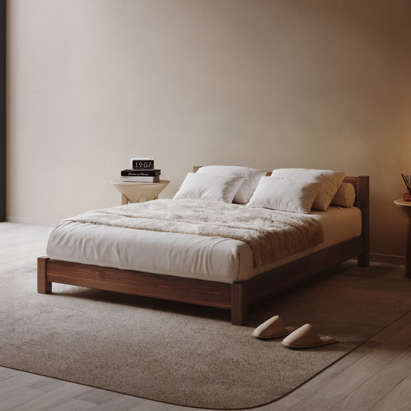 Hardie Solid Wood Bed, Espresso Wood, Single (3')