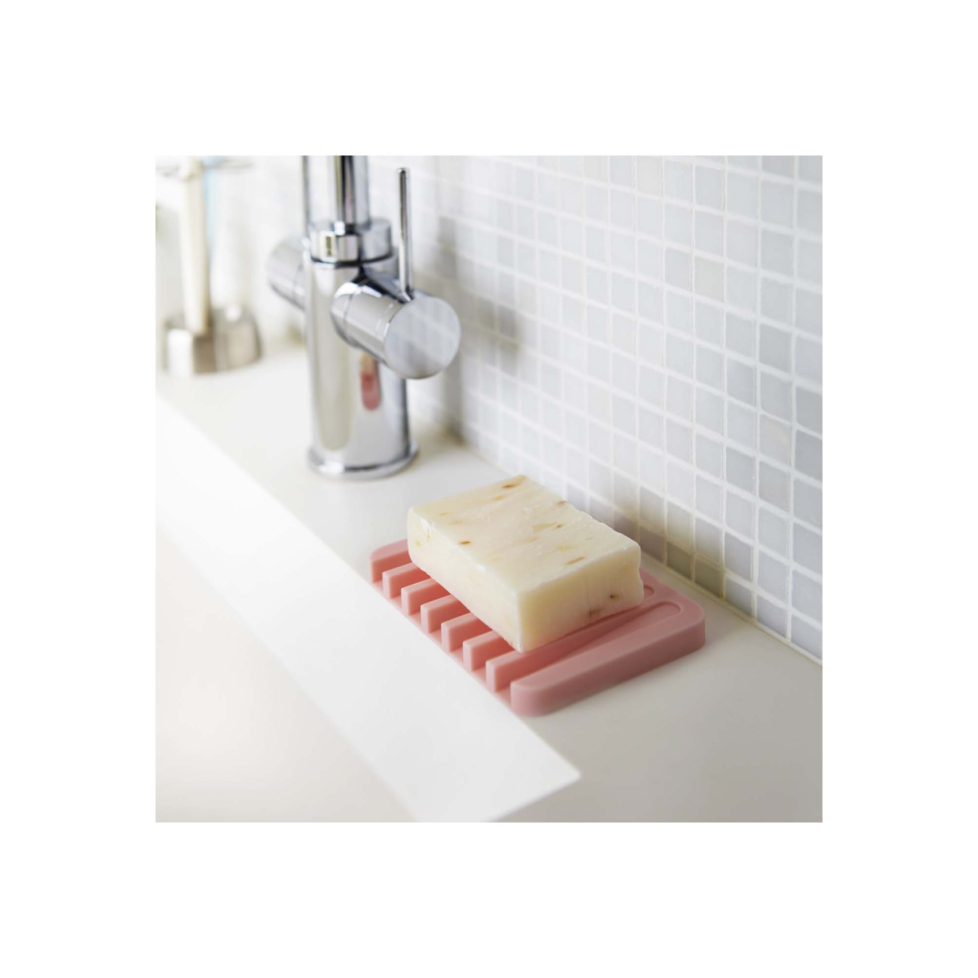 Yamazaki Home Soap Tray, Pink