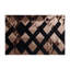 Tapis intérieur / extérieur noir à carreaux-276232423