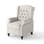 76cm Wide Modern Push Back Recliner with Tufted Back and Rivets-1453165272