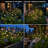 olar Lights Outdoor Waterproof 8 Pack of 32 LEDs Garden Patio Firefly Decoration Unique Gifts Grandparents-133070341