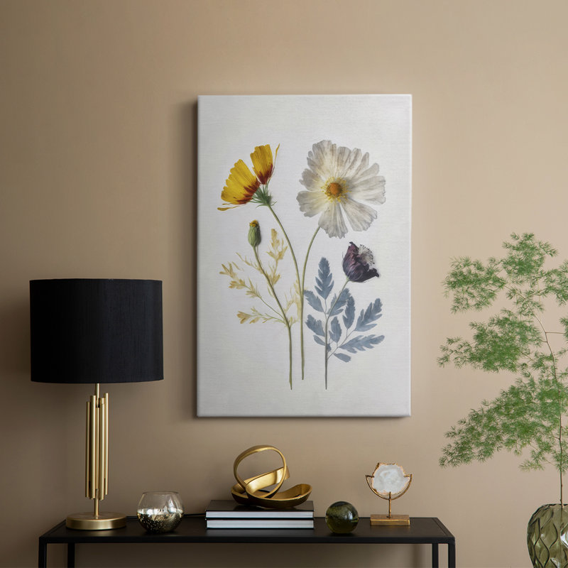 Pressed Flower Memories II - galerie Cavas sur mesure, H 27 po x l 18 po