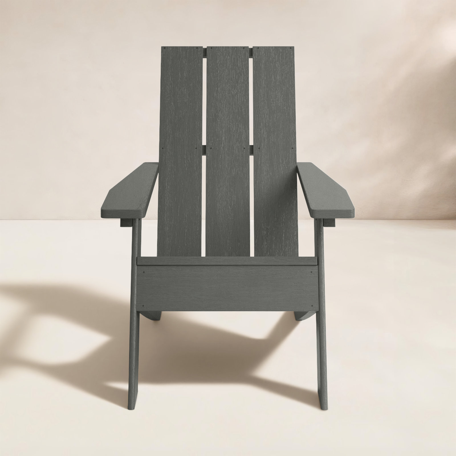 Byrnes Outdoor Adirondack Chair, Coastal Teak