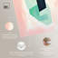 «Jade with Magnets Abstract Shapes», art mural tendance par Art Remedy-102547889-102547893