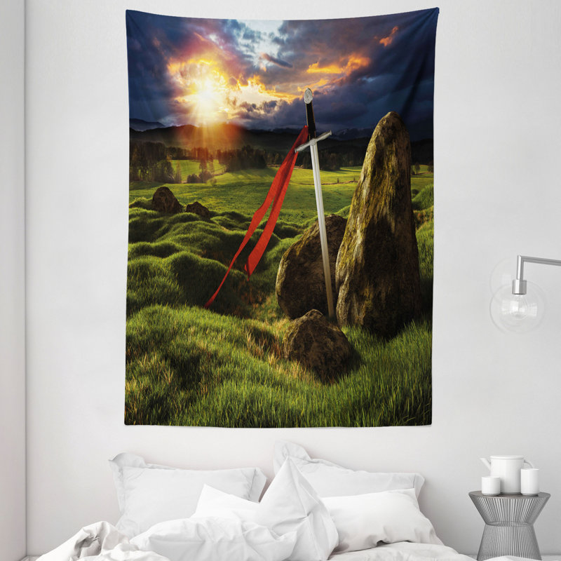Tapisserie en polyester très grand, H 80 po x l 60 po