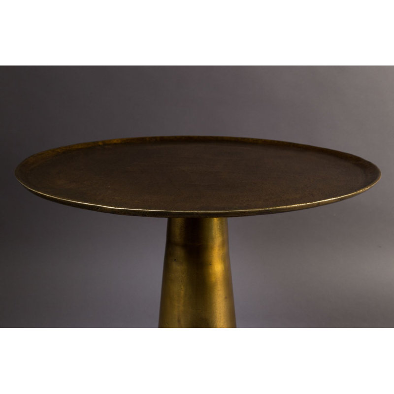Brute End Table, Gold