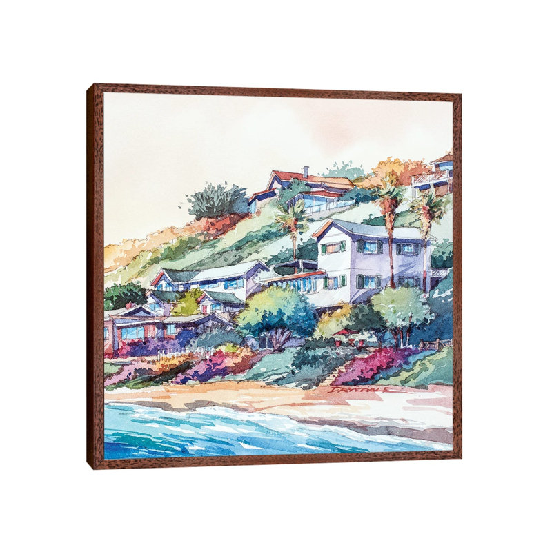 Along The Coast by Bill Drysdale - Floater Frame Gallery-Wrapped Canvas Giclée on Canvas, Classic Wood Framed