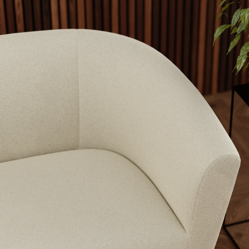 Bansemer Upholstered 76.25'' Sofa, Ivory