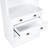 Tall White Bookshelf With Led, 3 Drawers And Open Shelves, For Living Room & Home Office, Solid Wood Frame, Board Led Lighted Modern Bookshelf, Drawer Room/home Wood, Construction