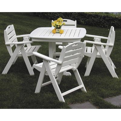 POLYWOOD Nautical Folding Lowback Chair