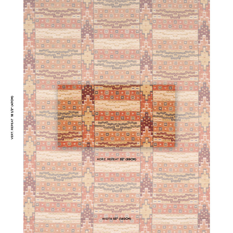 Tissu tissé à plat Fairuza, Épice