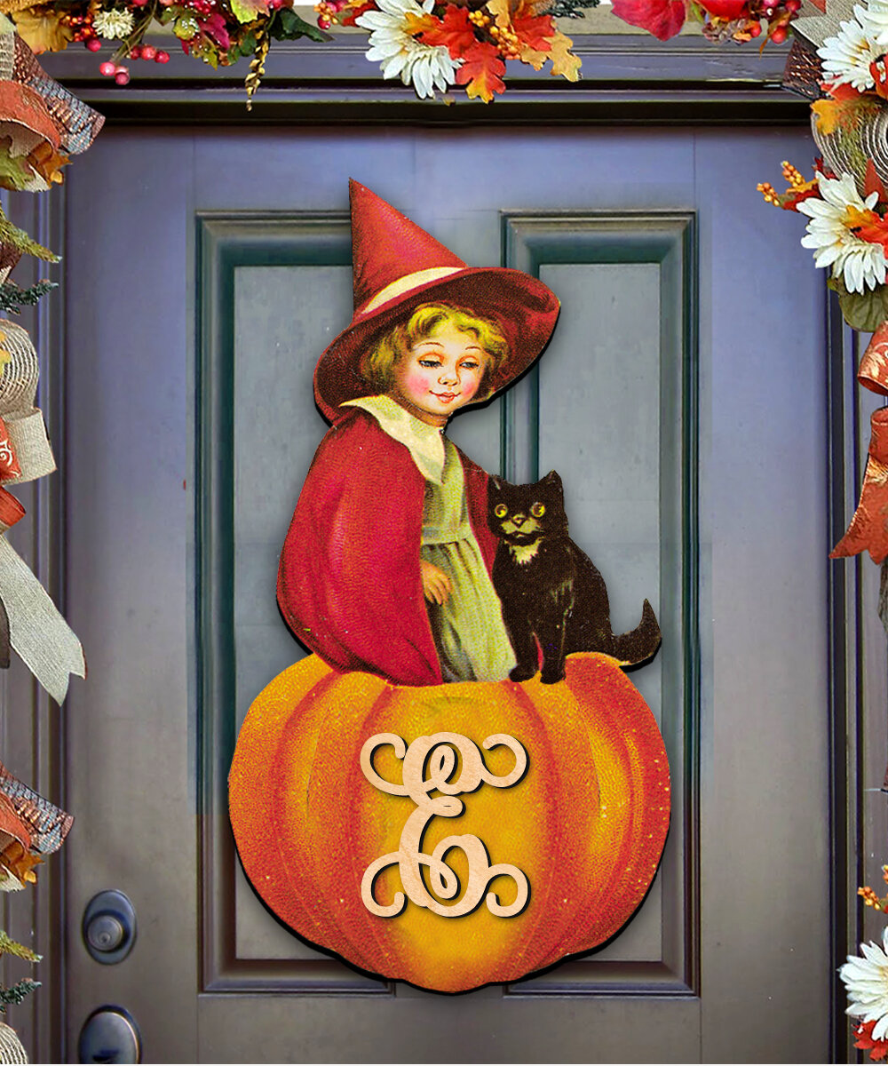  Halloween Decorations Hocus Pocus I Smell Children Hanging  Sign Front Door Hanger Wreath Decor Indoor Outdoor Yard Wall Decor Horror  Witch Wooden Door Sign for Halloween Party Supplies : Home