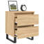 Makram 40cm W Iron Bedside Table-1725824533