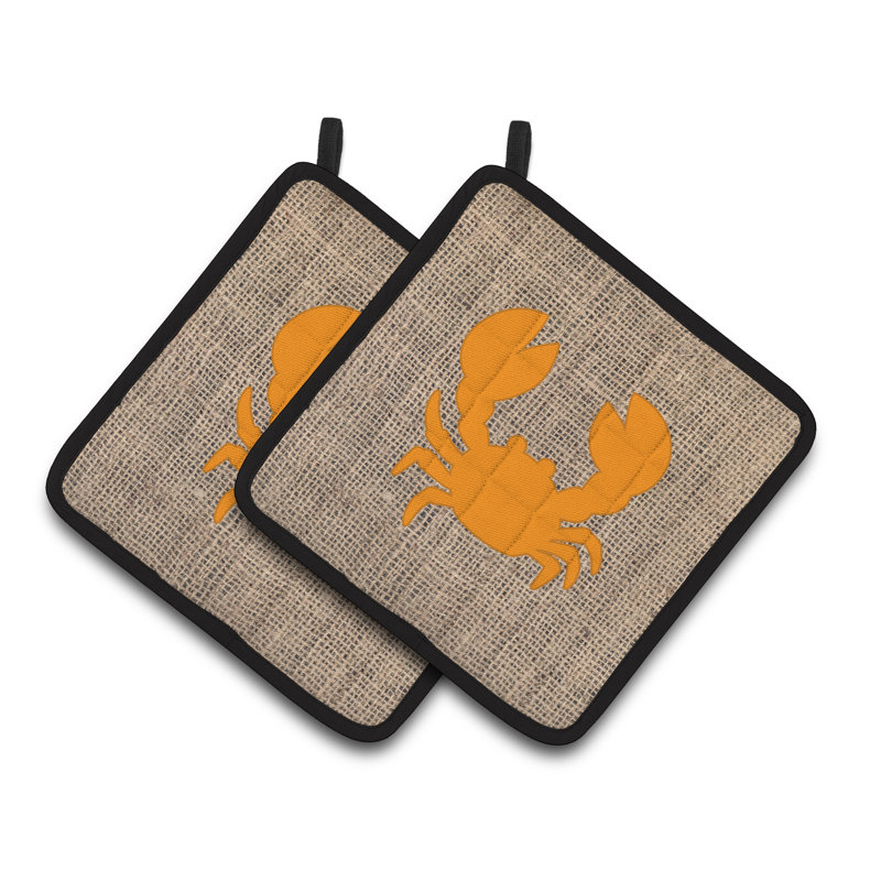 Manique en forme de crabe Big Pincers, Orange