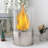 Metal Bio-Ethanol Outdoor Tabletop Fireplace with Flame Guard