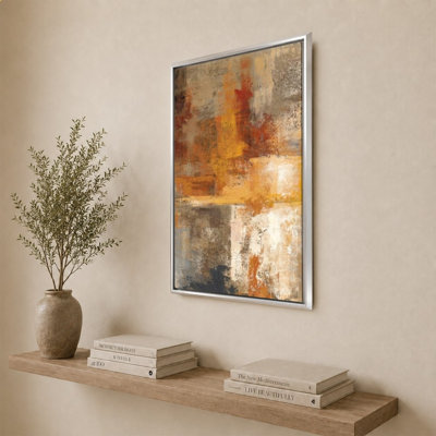 «Silver and Amber» par Silvia Vassileva - impression sur toile