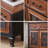 Black&Walnut Solid Wood Shoe Storage Bench