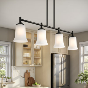 Alies 4 - Light Kitchen Island Linear Pendant