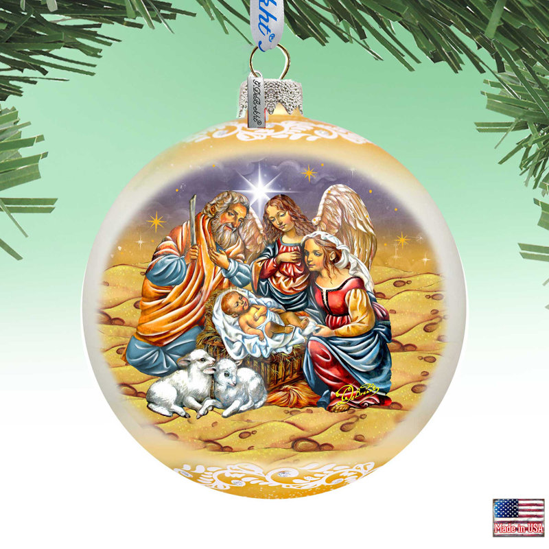 5.5'' Glass Ball Ornament