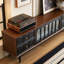 Meuble télé design français rétro en bois massif