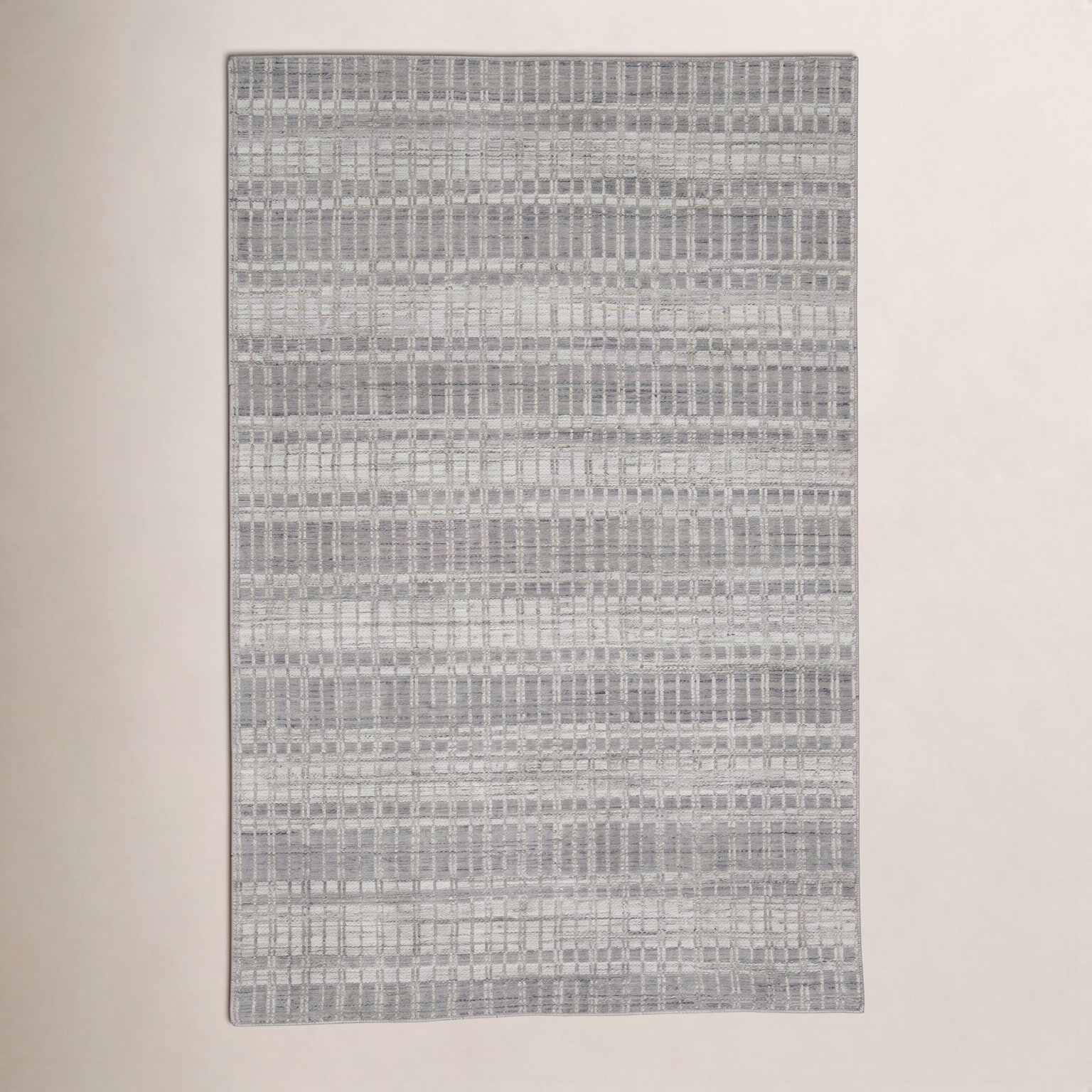 Adriann Gray Hand-Woven Geometric Rug, Rectangle 7'3" x 9'3"