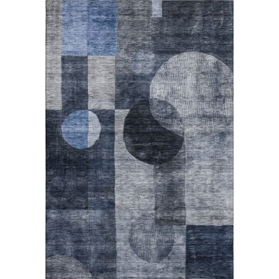 Premium Machine Washable Konopka AMF1114 Geometric Rug