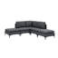 Canapé modulaire rembourré avec pieds en métal-972851905