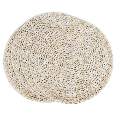 90% Water Hyacinth - 10% Iron Round Placemat