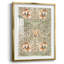 Motif floral rétro CCGLXV III - impression encadrée