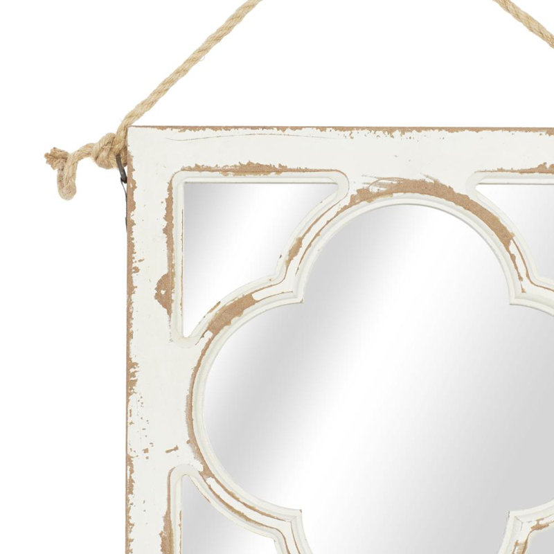 Ensemble de miroirs 4 pièces Alanna, Blanc