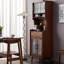 Buffet brun en bois trempé 23,62 po