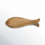 Assiette en forme de poisson en bois sculpté Adlena
