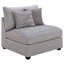 Canapé modulaire rembourré 5 pièces Grey