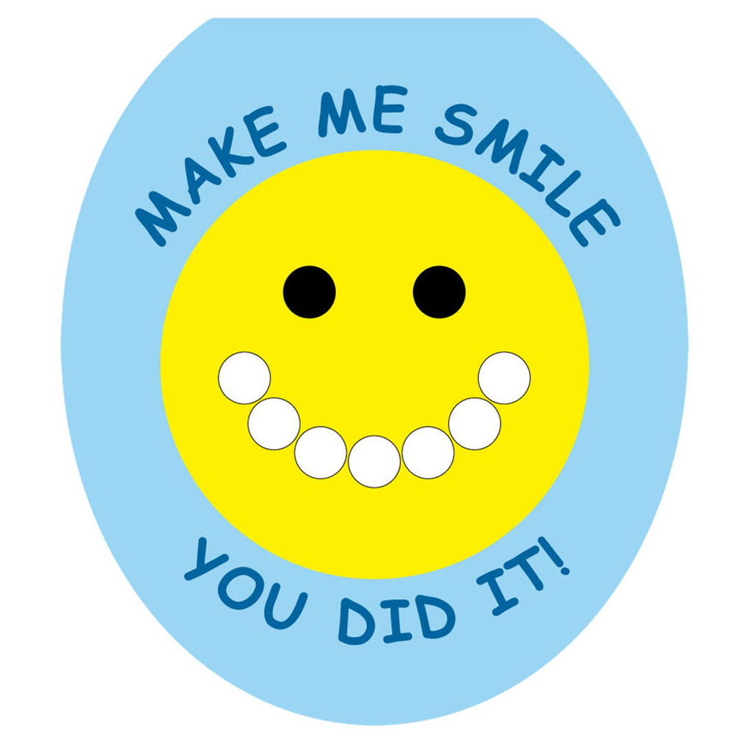Toilet Training Smiley Face Toilet Seat Decal Toilet Tattoos