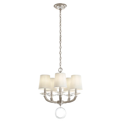 Emilea 5 - Light Glass Chandelier