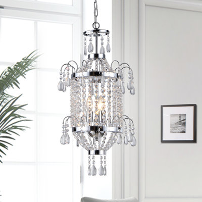 Lustree en cristal 2 lumières Rotan