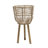 Set of 2 Wicker Planters - 12" x 12" x 22"