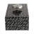 Crystal And Stone Embellished Glass Jewelry Box With MDF Durability - Elegant Storage Solution For Your Treasures