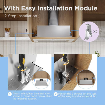 COMFEE' Integrated Cooker Hood