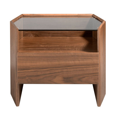 65cm W Manufactured Wood Bedside Table