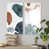 Toile avec cadre blanc