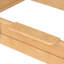 Lit de plancher en bois en forme de maison Akin avec garde-corps et plateau intégré-122581934-122581936